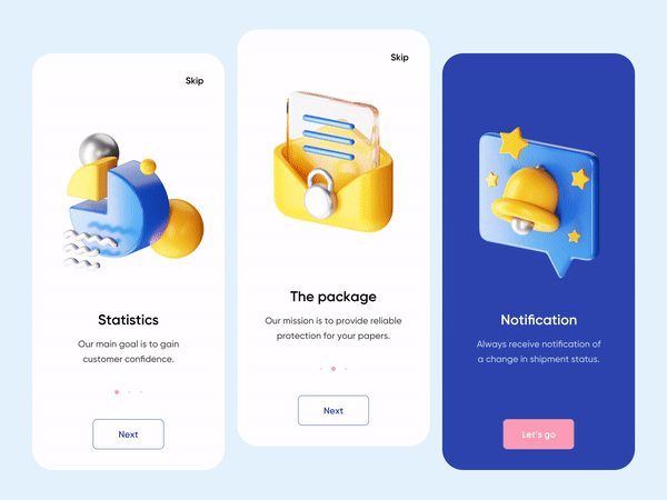 Boostern Web Development Trends 2025 - Animated UI and 3D Icons